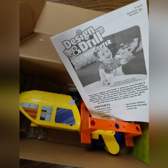 EUC Educational Insights Design and Drill Power Play Vehicles HELICOPTER - Picture 6 of 6